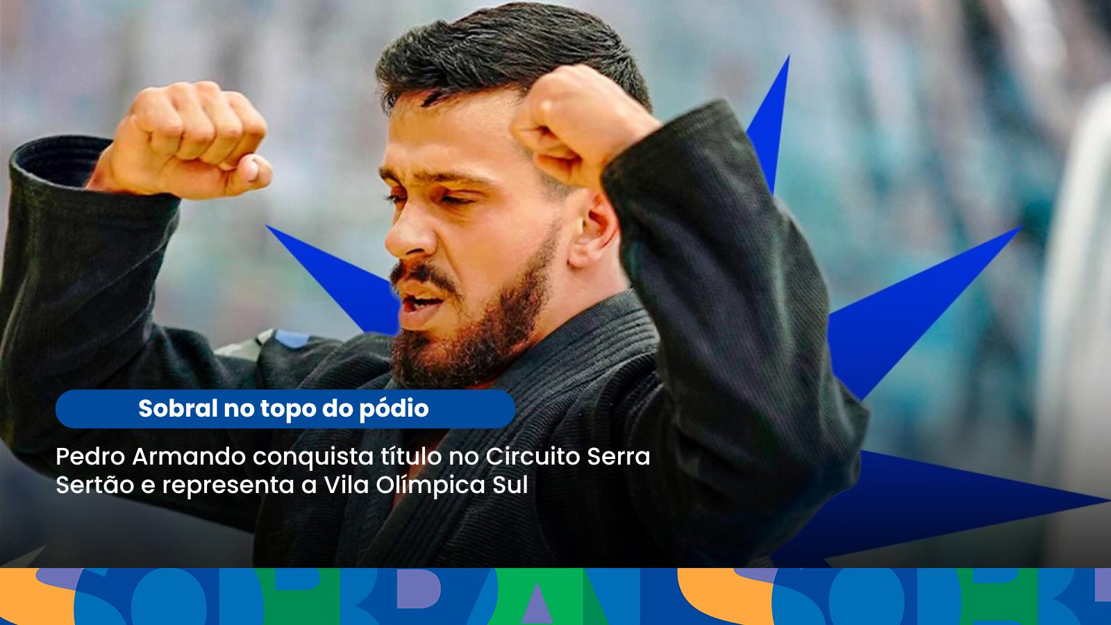 Professor da Vila Olímpica Sul, Pedro Armando foi campeão em competição reali...
