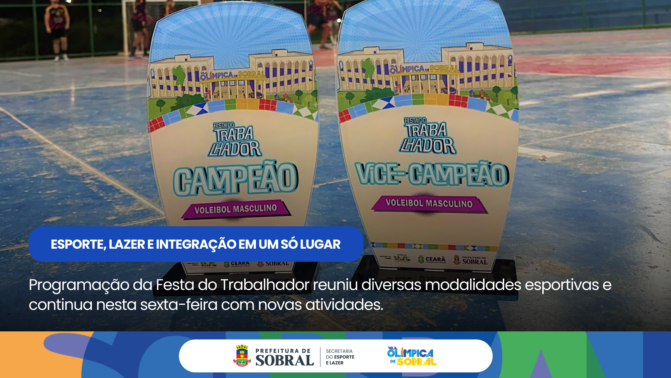 Vila Olímpica em Movimento reúne modalidades esportivas durante programação d...