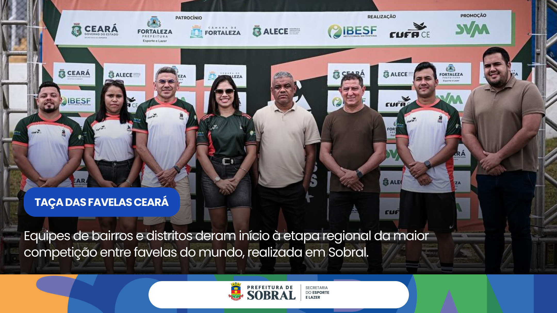 Primeiro dia da Taça das Favelas Ceará movimenta o Estádio do Junco em Sobral